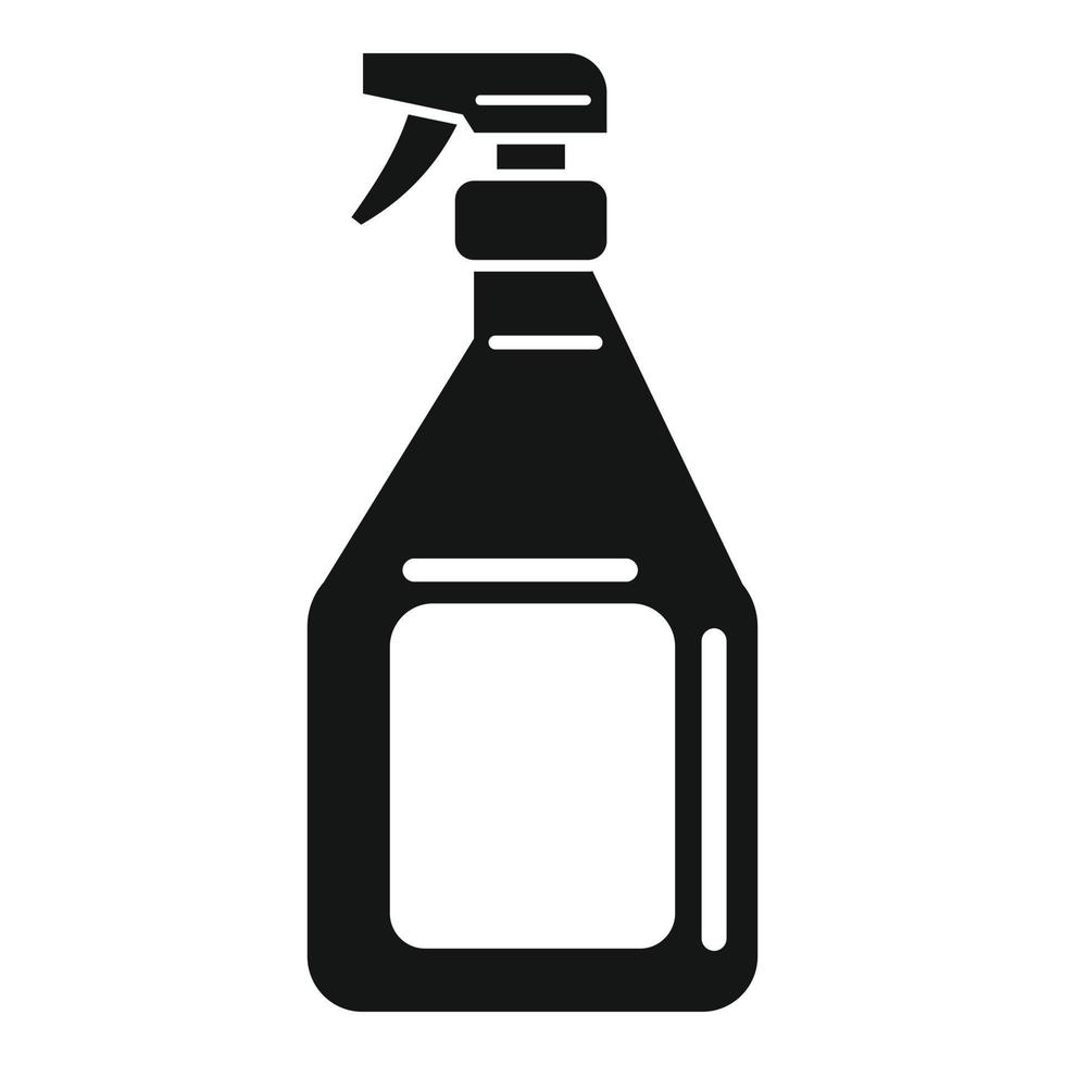 Disinfect spray icon, simple style vector