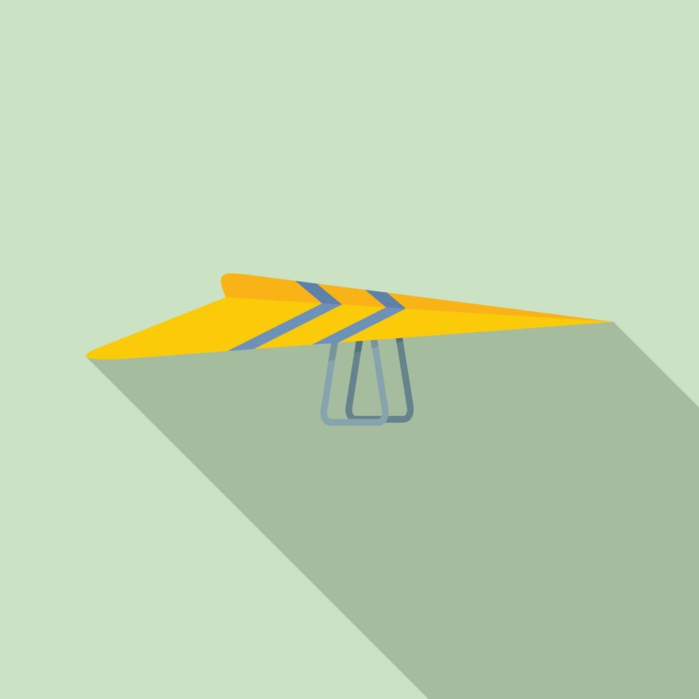 Paraplane icon, flat style vector
