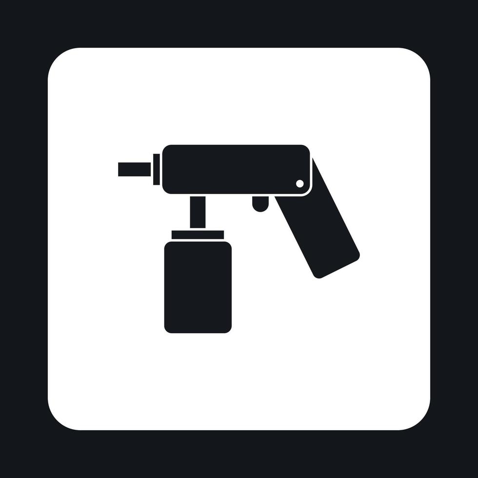 Spray aerosol can bottle with a nozzle icon vector