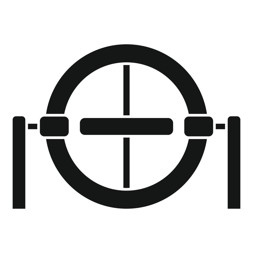Gravity model icon simple vector. Accelerometer gyroscope vector