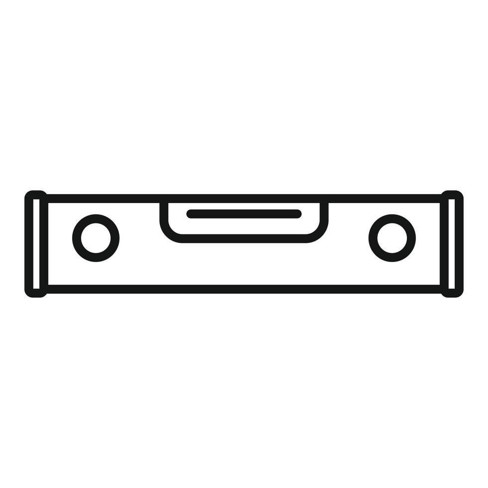 Level tool icon, outline style vector