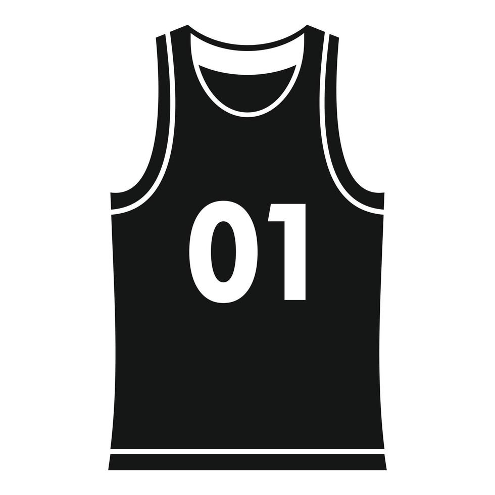 Running vest icon, simple style vector