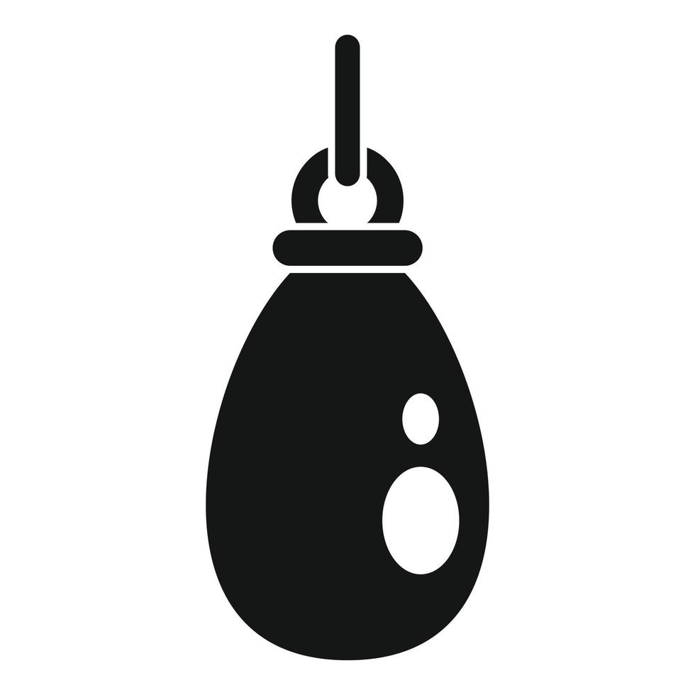 icono de arete de madre, estilo simple vector