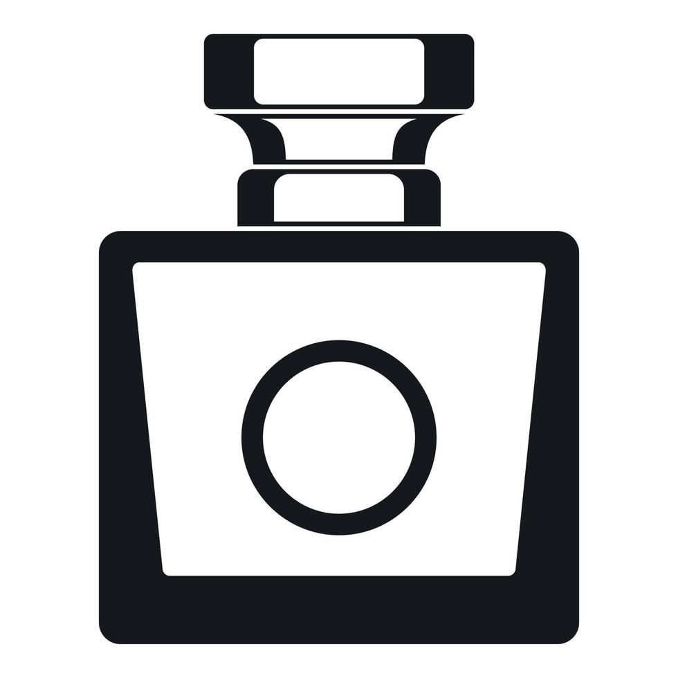 icono de perfume, estilo simple vector