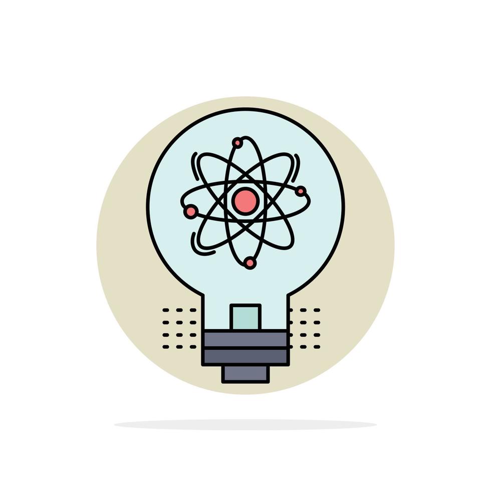 idea innovation light solution startup Flat Color Icon Vector