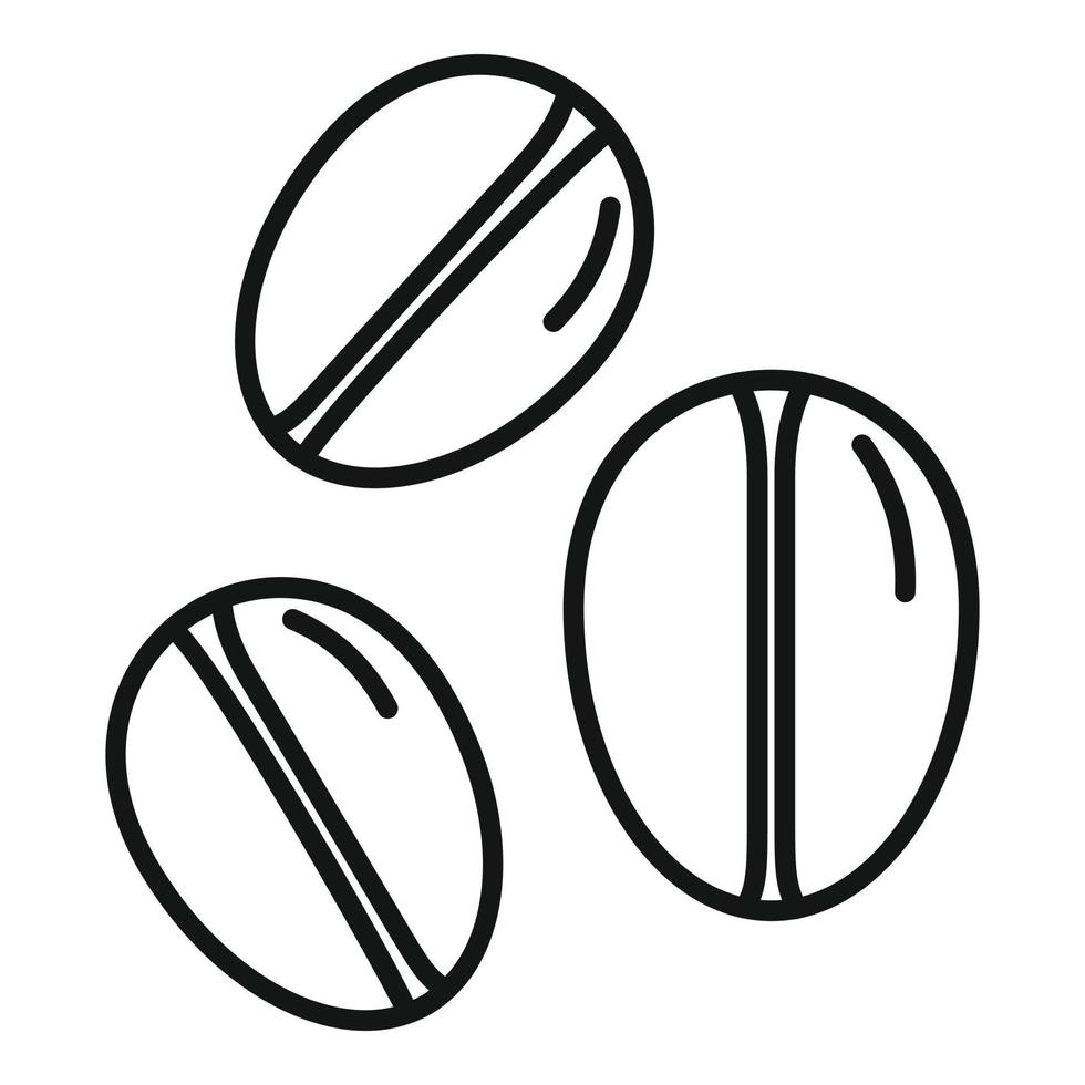 Cereal flakes icon, outline style vector