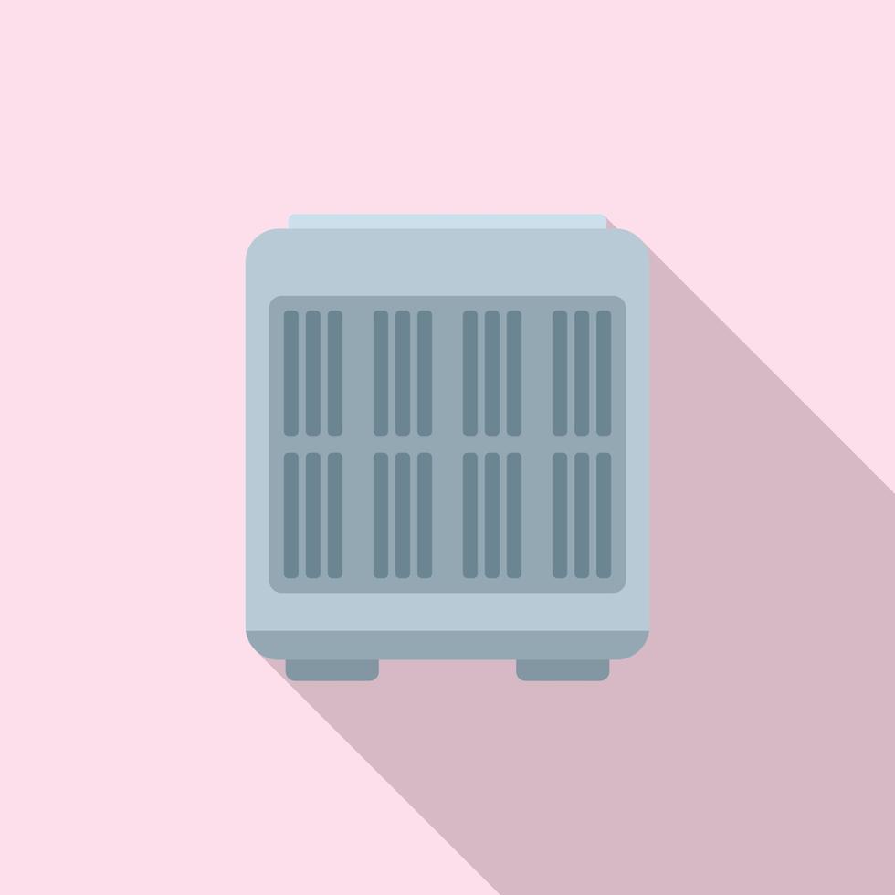 Floor ventilation icon, flat style vector