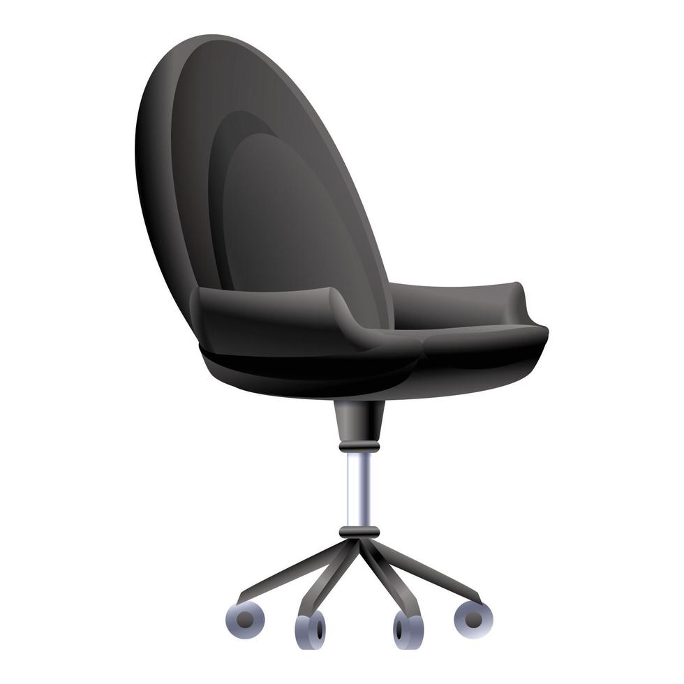 Office desk chair icon, cartoon style vector