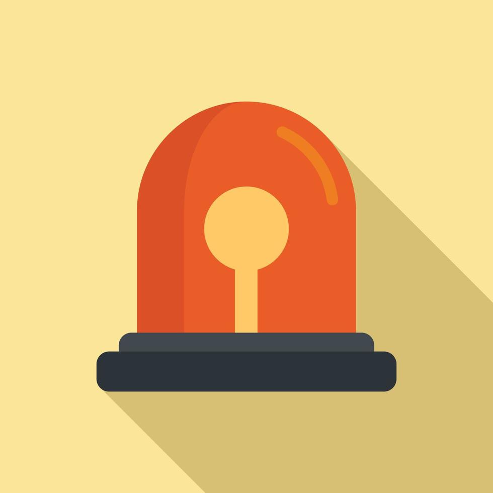 Flasher icon, flat style vector