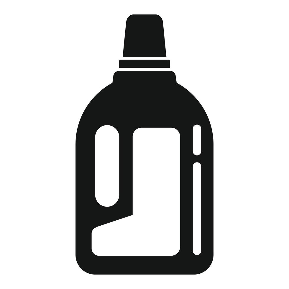 Fertilizer bottle icon, simple style vector