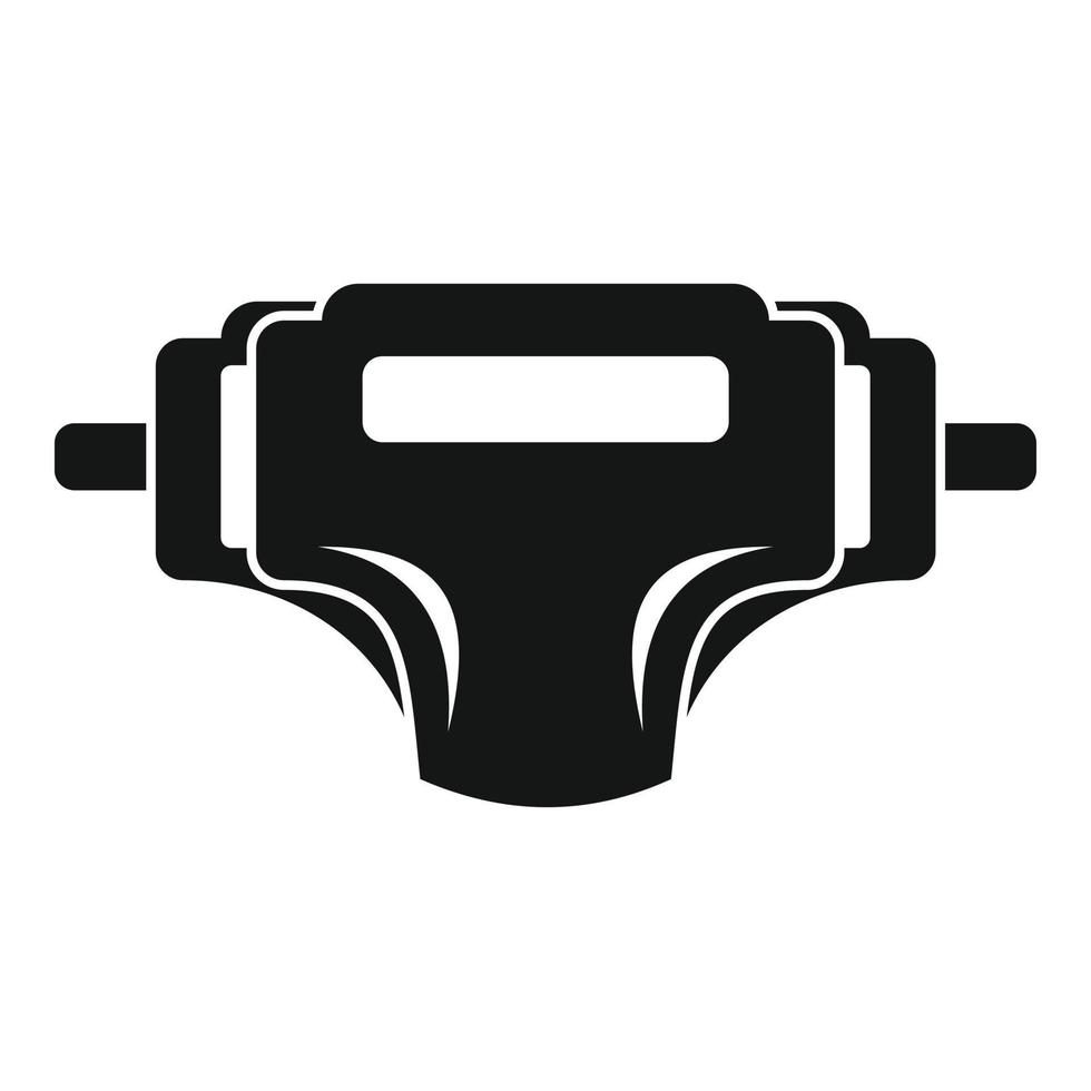 Object diaper icon, simple style vector