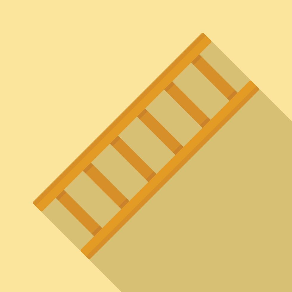Repair ladder icon, flat style vector