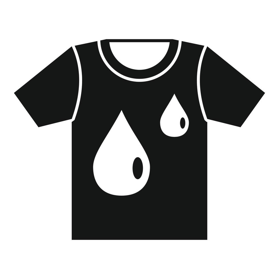Softener tshirt icon, simple style vector