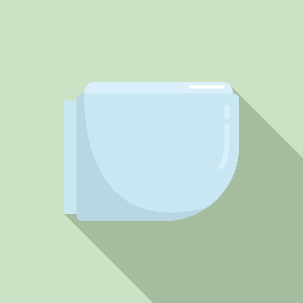 Hygiene bidet icon, flat style vector