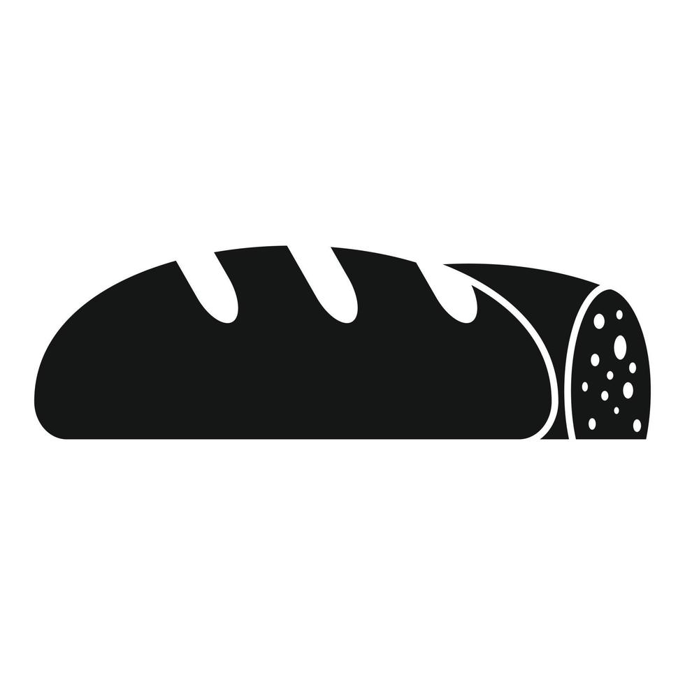 Bread for immigrants icon, simple style vector