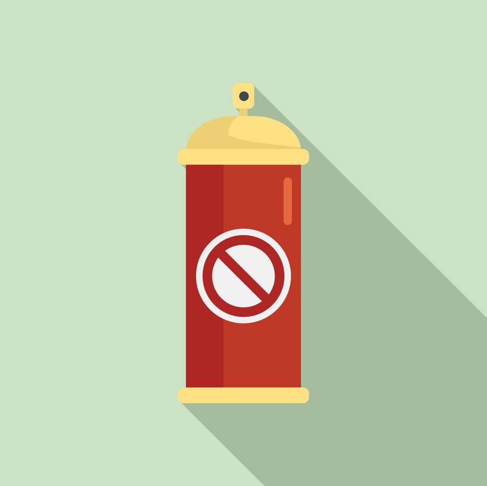 Disinfection air spray icon, flat style vector