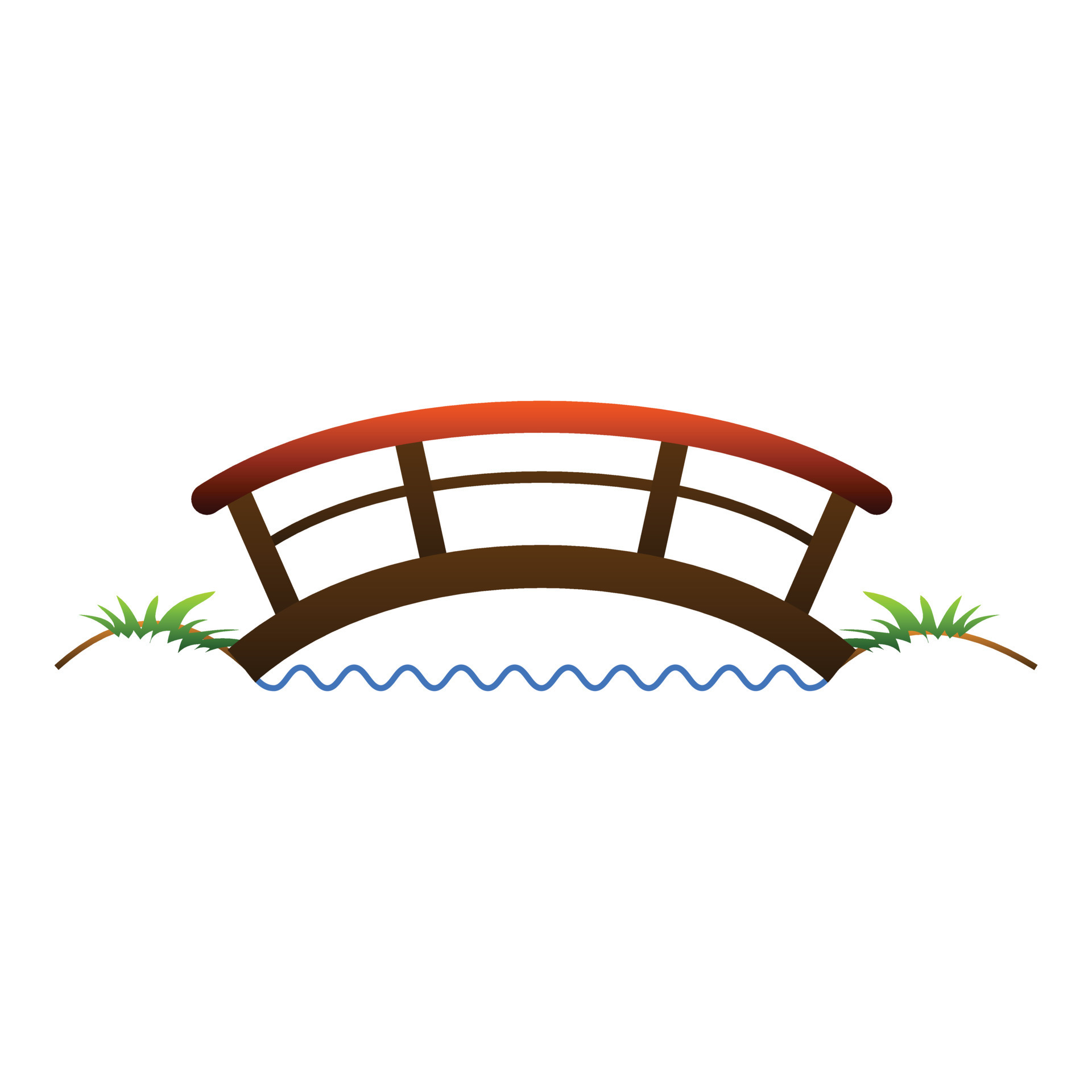 Small bridge icon, cartoon style 14649497 Vector Art at Vecteezy