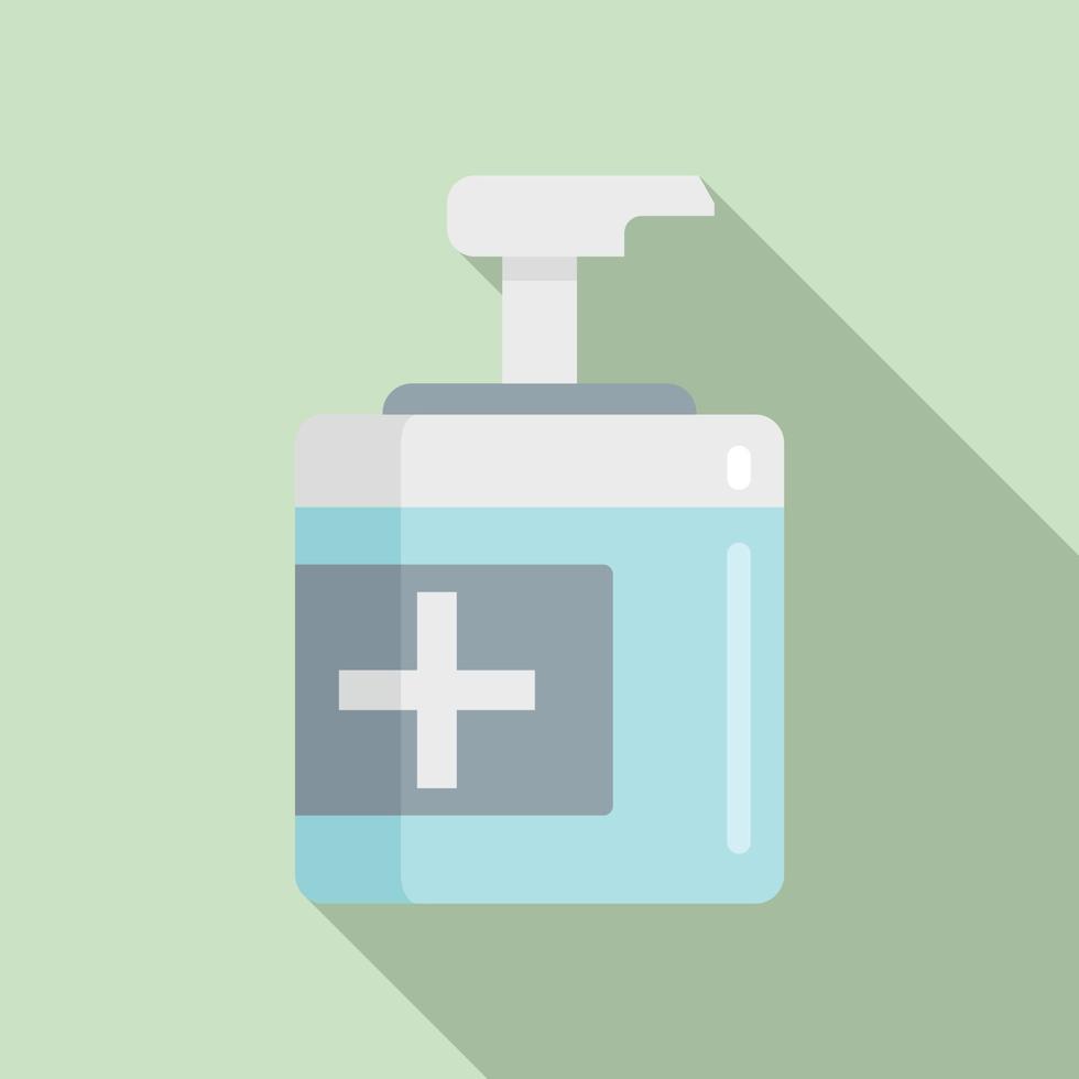 Antiseptic icon, flat style vector
