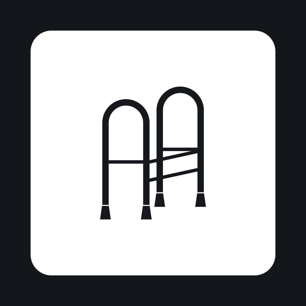 Walker icon, simple style vector