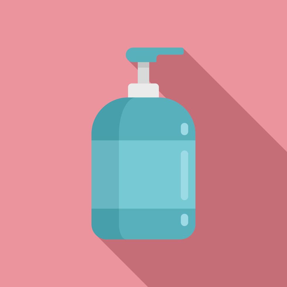 Soap dispenser icon, flat style vector