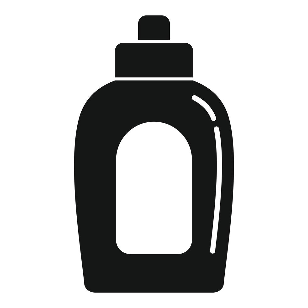 Softener bleach icon, simple style vector