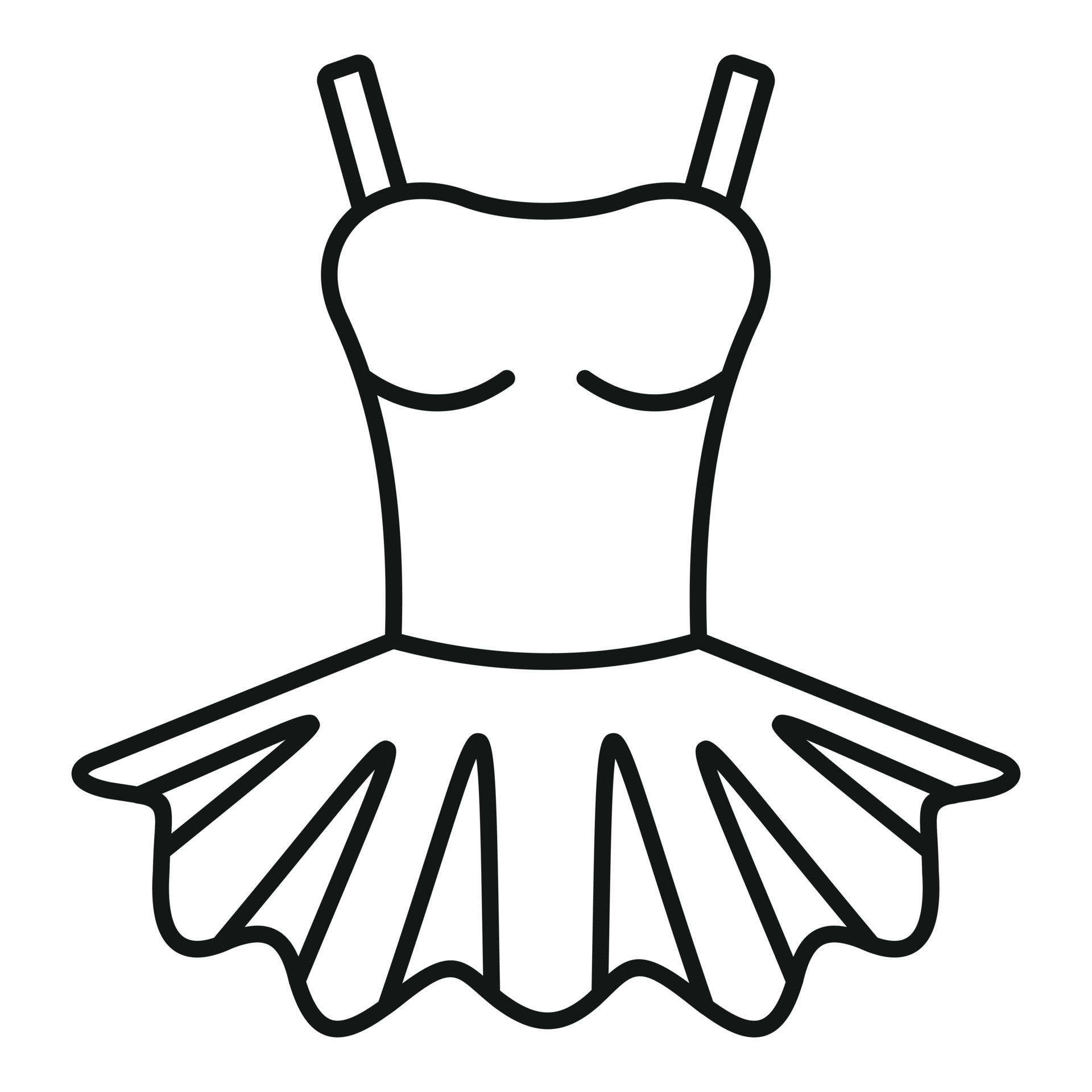 vector de contorno de icono de ropa de bailarina. ballet bebe 14650309  Vector en Vecteezy