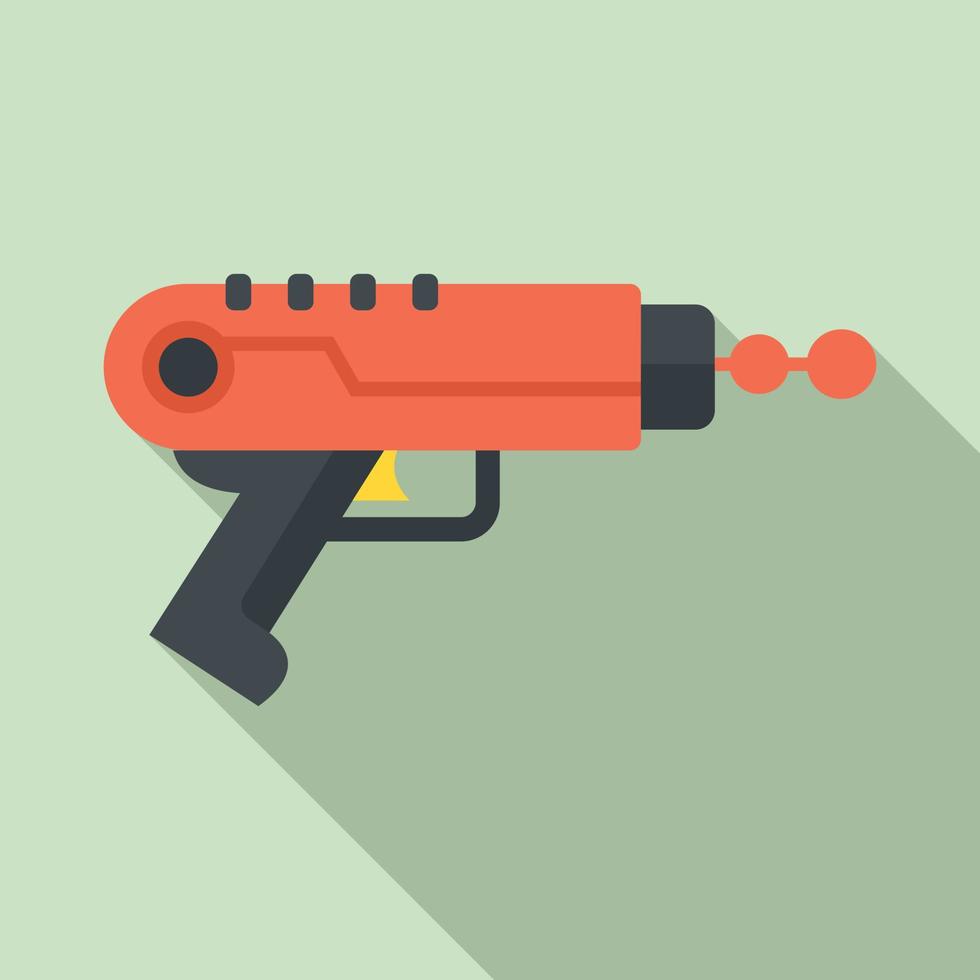 Ray blaster icon, flat style vector