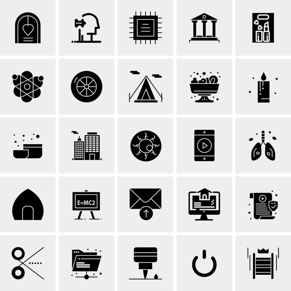 25 Universal Business Icons Vector Creative Icon Illustration to use in web and Mobile Related project