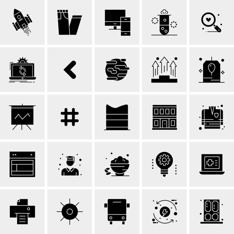 25 Universal Business Icons Vector Creative Icon Illustration to use in web and Mobile Related project