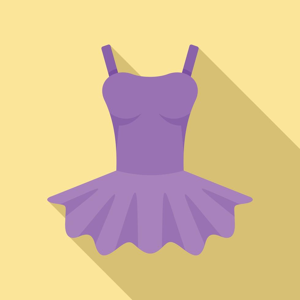 Ballerina clothes icon flat vector. Ballet baby vector