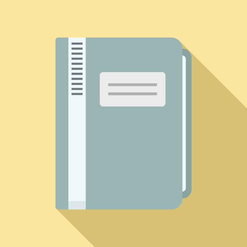 Folder documents icon, flat style vector