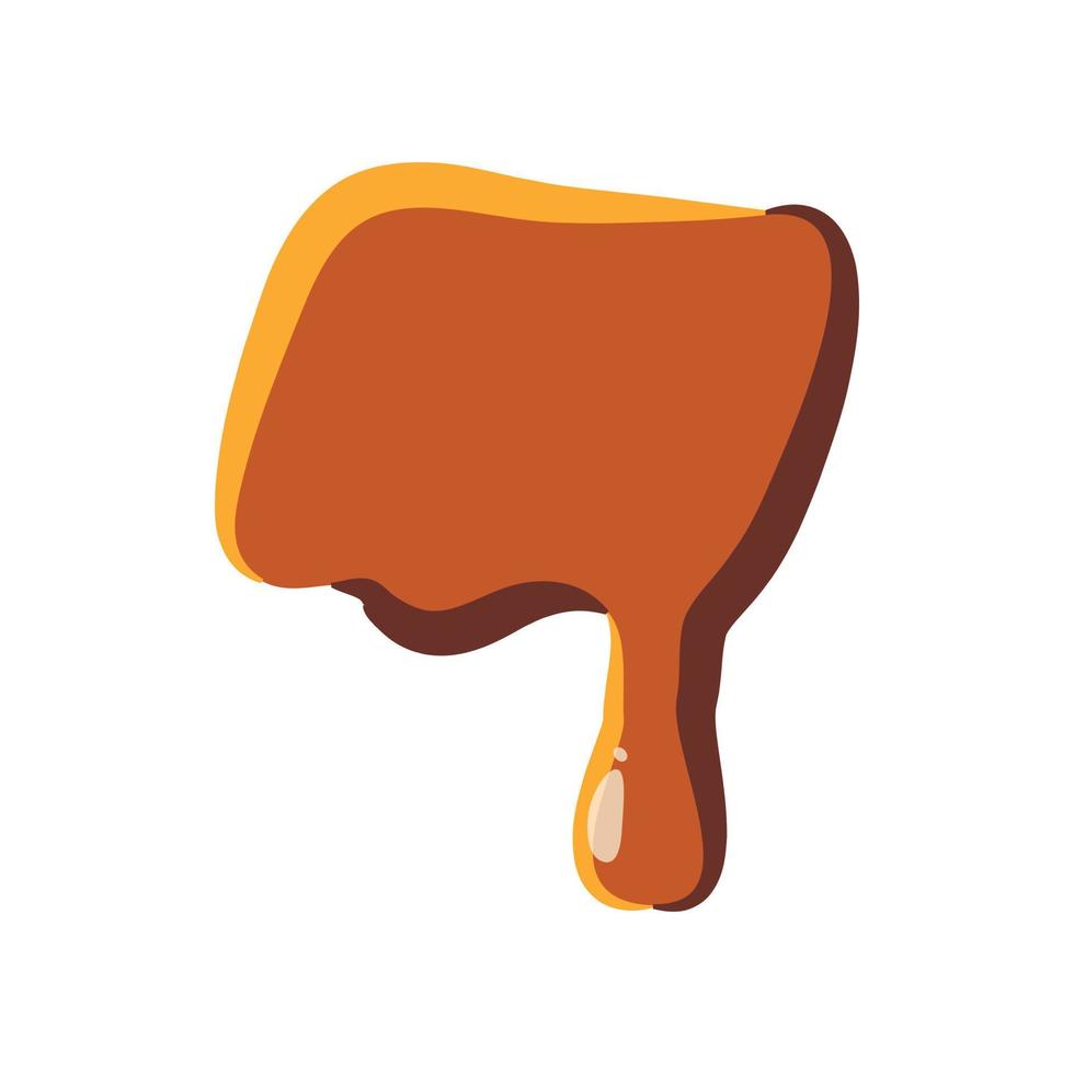 Quote from caramel icon vector