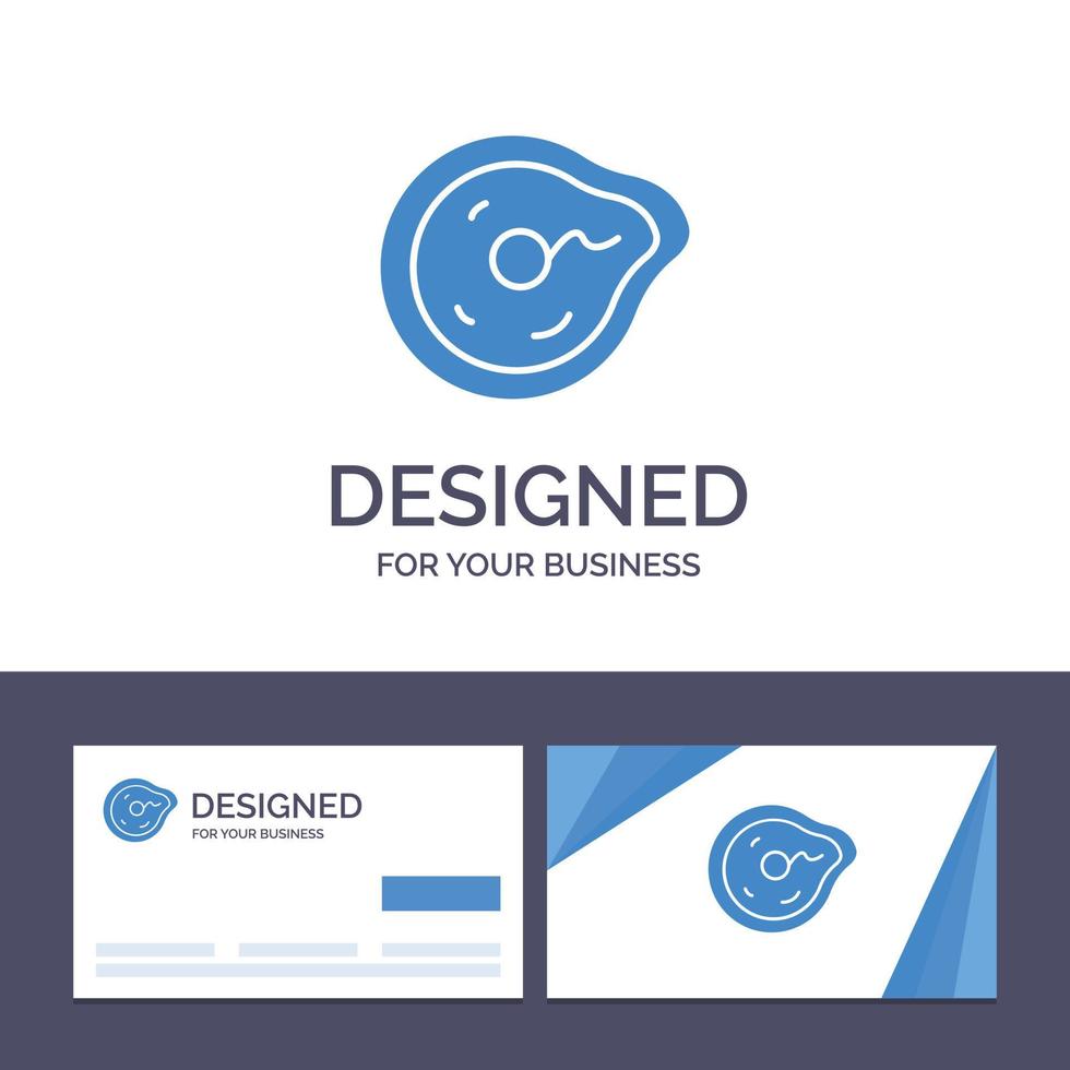 Creative Business Card and Logo template Bend Future Motion Paradox Physics Vector Illustration