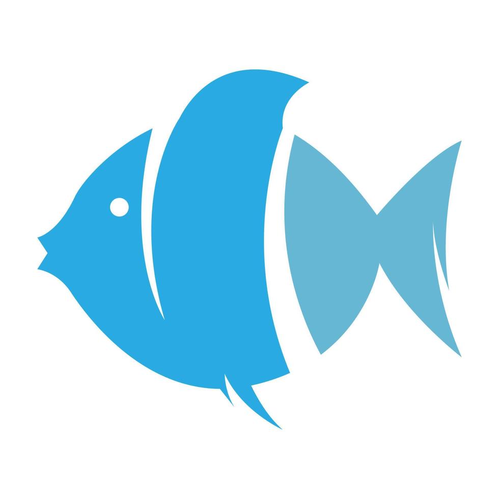 Beautiful fish logo icon vector