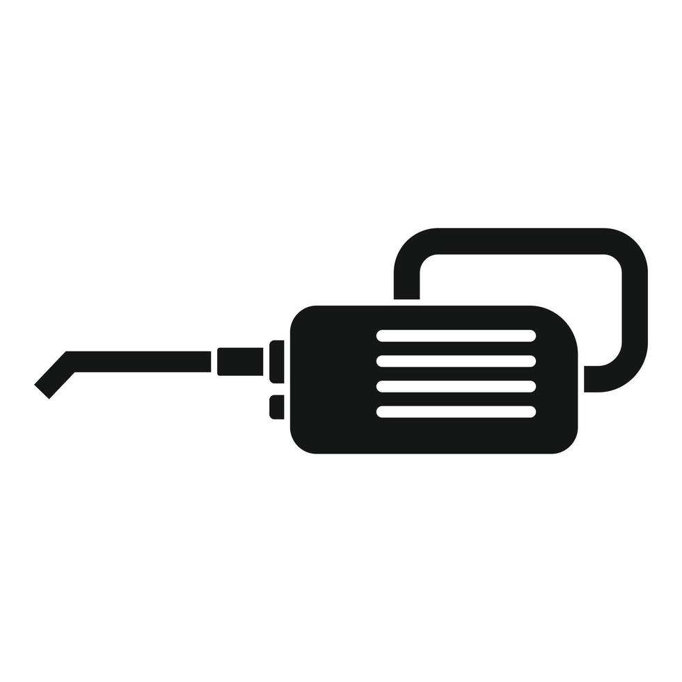 Steam cleaner appliance icon, simple style vector