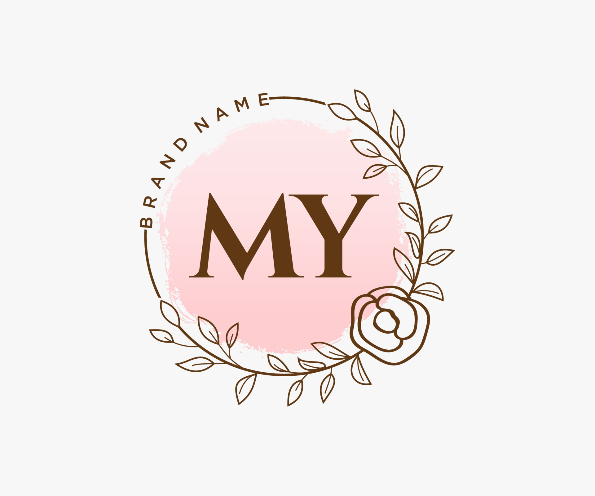 Initial YL feminine logo. Usable for Nature, Salon, Spa, Cosmetic and  Beauty Logos. Flat Vector Logo Design Template Element. 15476142 Vector Art  at Vecteezy