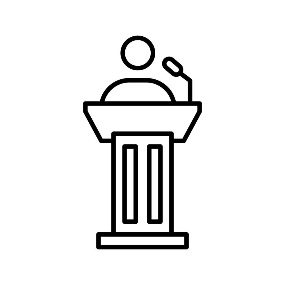 Podium Vector Icon