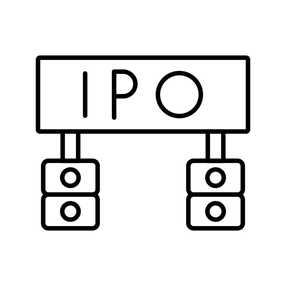 Ipo Vector Icon