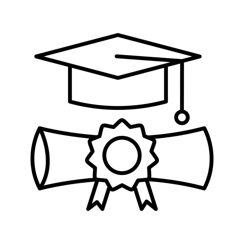 icono de vector de graduación