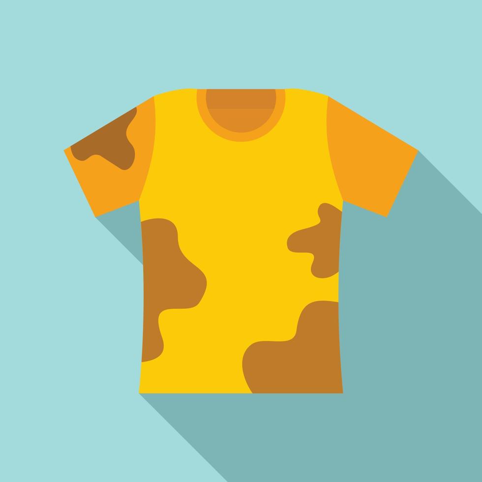 Used kid tshirt icon, flat style vector