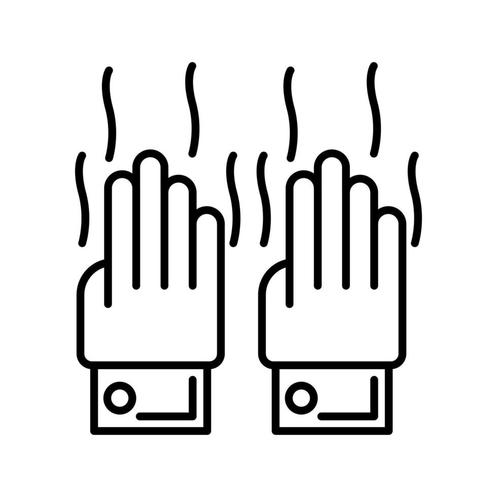 Smelly Hands Vector Icon