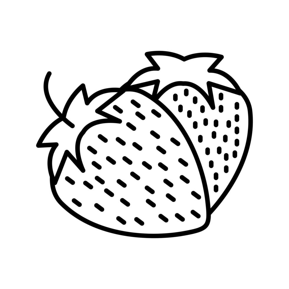 Strawberry Vector Icon 14653711 Vector Art at Vecteezy