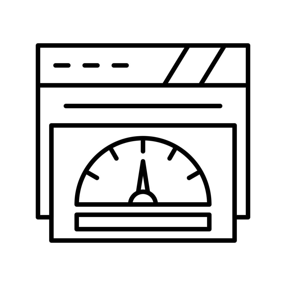 Speedometer Vector Icon