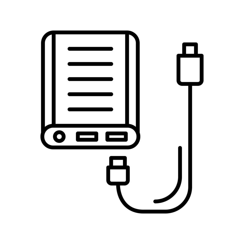 Power Bank Vector Icon