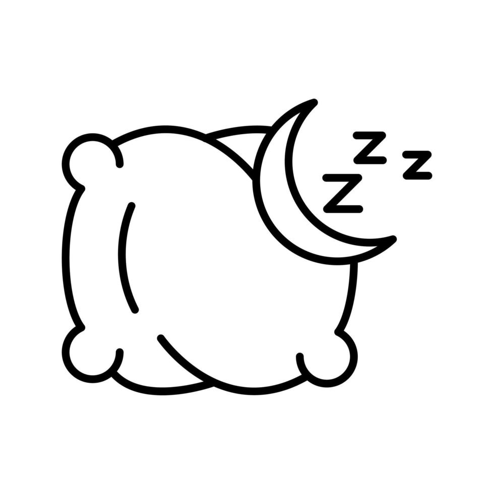 icono de vector de almohada