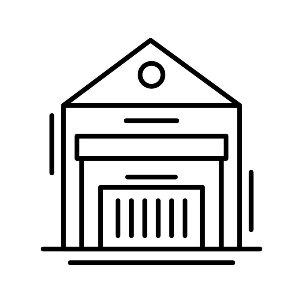 Warehouse Vector Icon