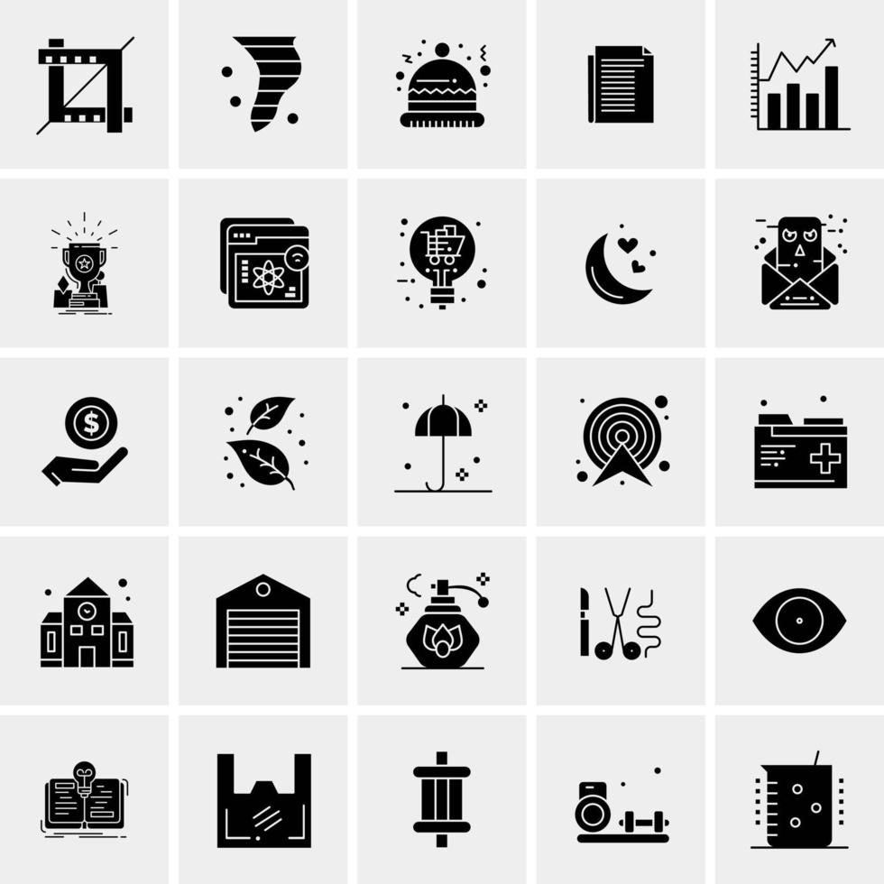 25 Universal Business Icons Vector Creative Icon Illustration to use in web and Mobile Related project