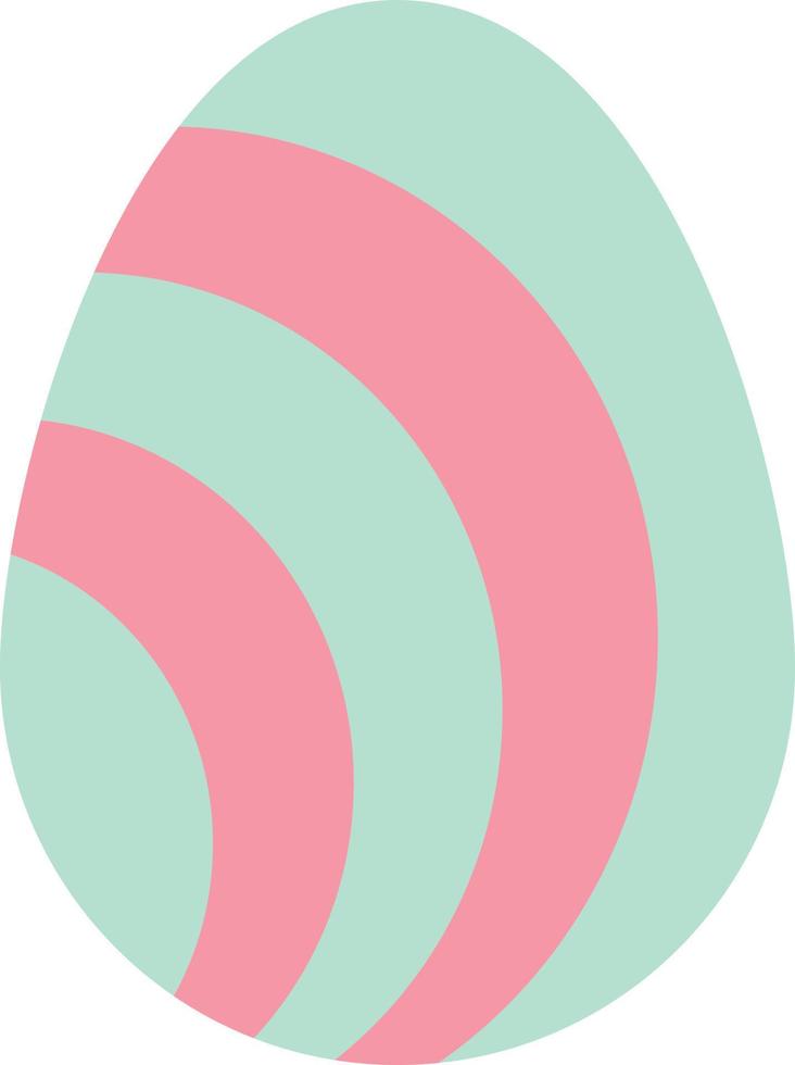 Egg Easter Nature Spring  Flat Color Icon Vector icon banner Template