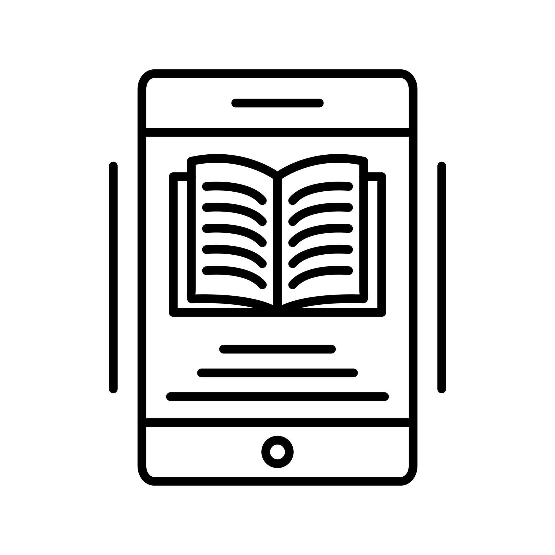 icono de vector de ebook 14654348 Vector en Vecteezy