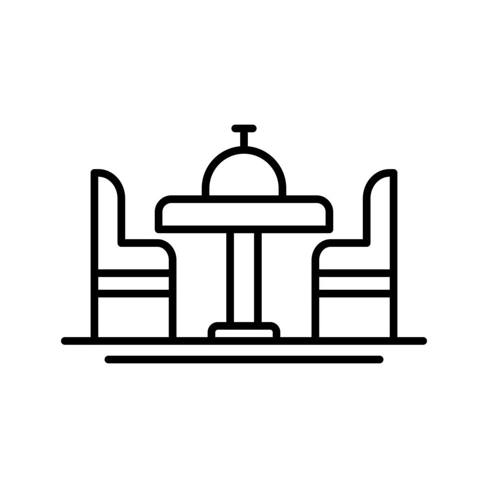 Dinning Table Vector Icon